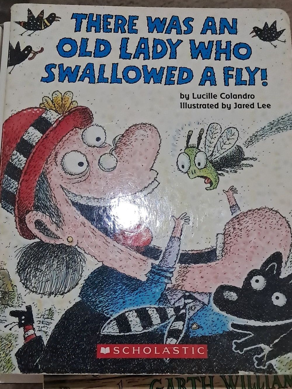 Scholastic Children's Book — Blue, Red, Black, White Cover